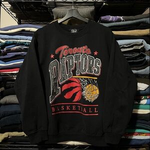 Toronto Raptors Black Crewneck Sweater